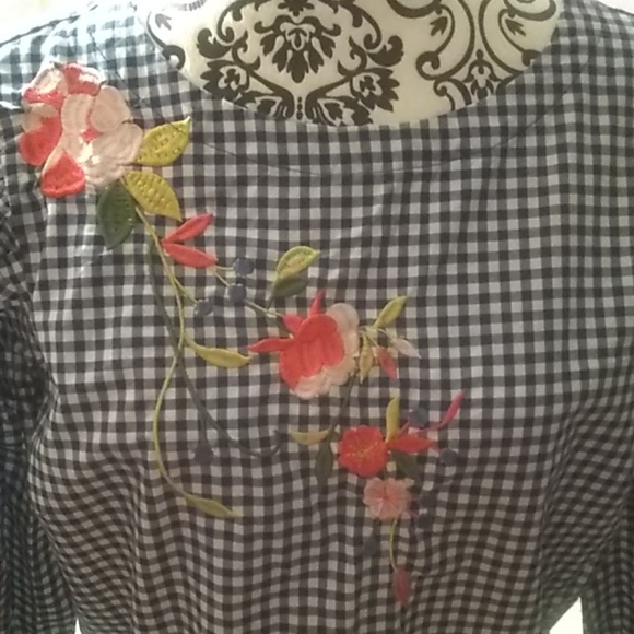Cupio navy/white with floral top. NWT - Picture 2 of 8